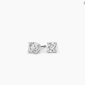 Brilliant Earth Lab Grown Diamond 1/4 Carat Silver Stud Earrings